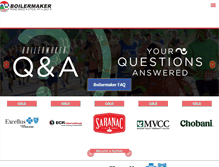 Tablet Screenshot of boilermaker.com